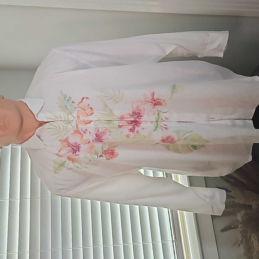 Tommy Bahama Patina Gardens Linen Blend Shirt Sz XXX - Picture 3 of 8